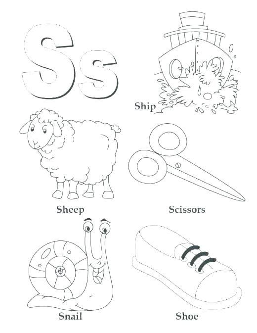 520x673 Letter A Coloring Page Letter S Coloring Page Letter S Coloring