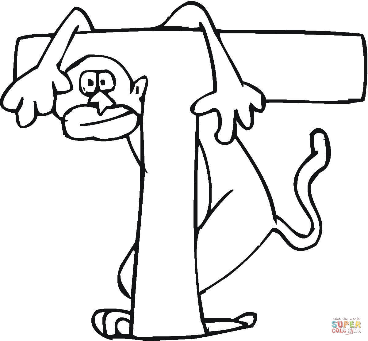 1200x1114 Letter T Printable Coloring Pages For Preschoolers Learning Kids