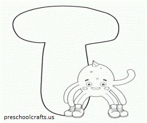 300x250 Mejores 13 De Letter T Coloring Pages En