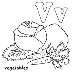 230x230 Top 10 Free Printable Letter V Coloring Pages Online