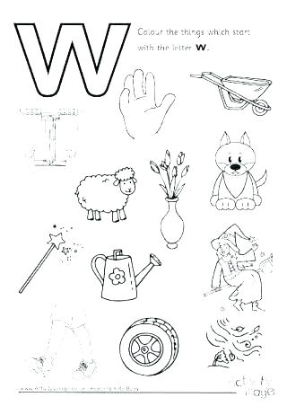 320x452 Letter W Coloring Letter W Coloring Pages W Coloring Page Letter W