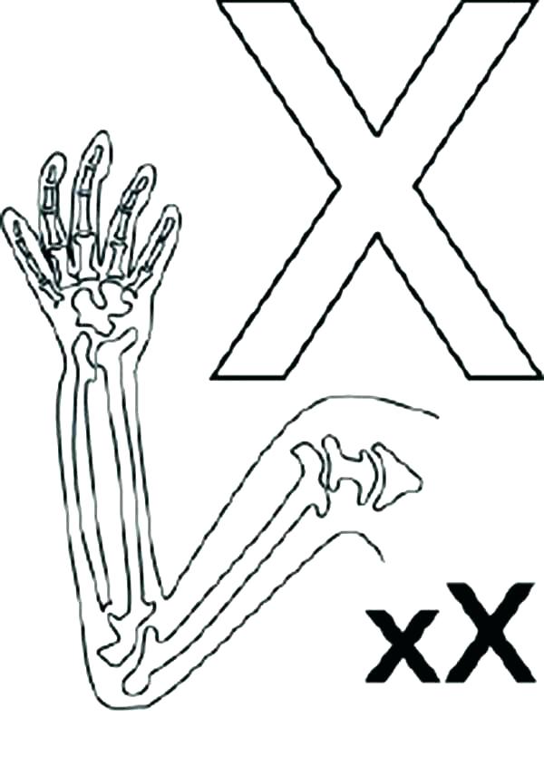 600x845 Letter X Coloring Page Letter X Coloring Page X Coloring Page