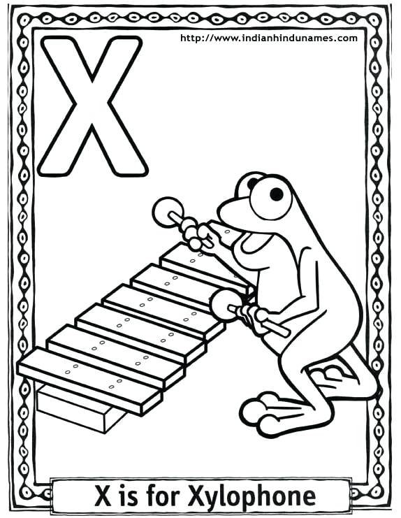 574x741 Letter X Coloring Page Shippa.co