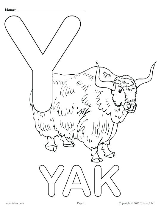 541x700 Letter Y Coloring Page Letter Y Coloring Page Uppercase Letter Y