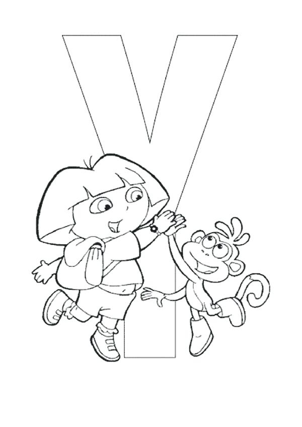600x848 Letter Y Coloring Pages Alphabet Letter Y Coloring Page Free