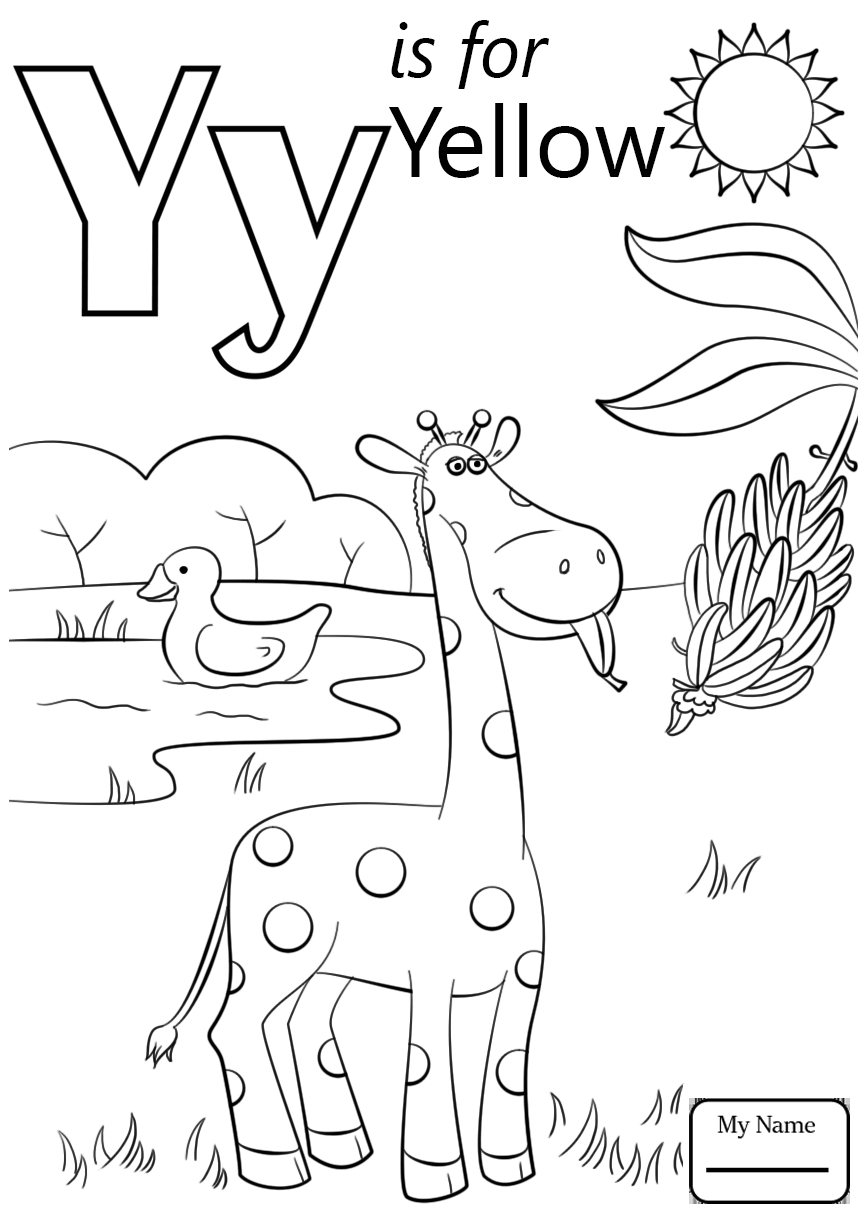 866x1224 Letter Y Coloring Pages Is For Yak Letters And Alphabet 866 X 1224