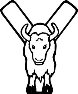 250x300 Letter Y Coloring Pages Printable For Preschoolers. Y For Yak