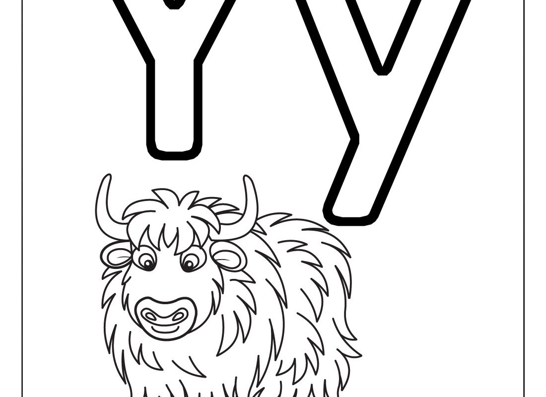1100x800 Letter Y Coloring Cheese And Mouse Page For Kids Pages Printable
