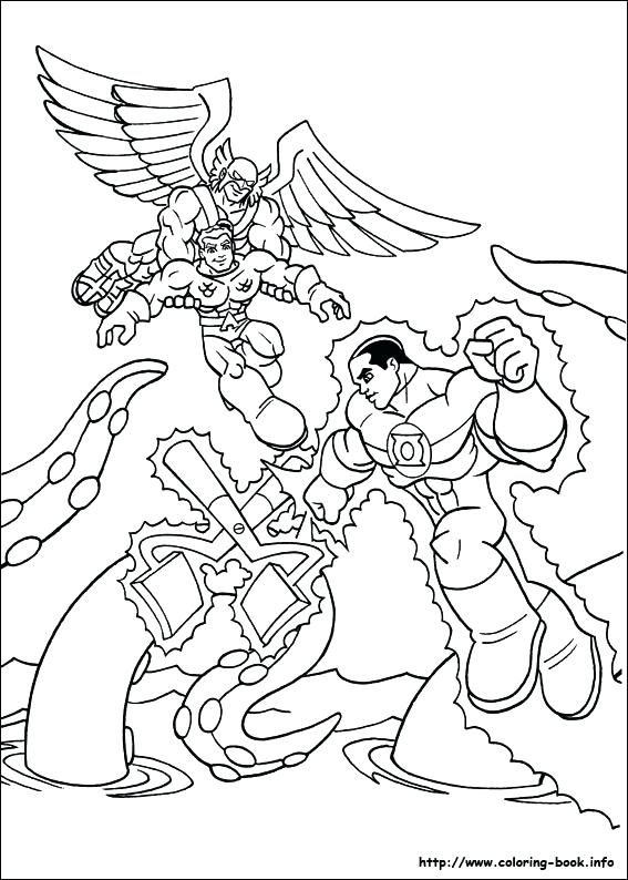 567x794 Super Friends Coloring Sheets Pages On Dc Comics