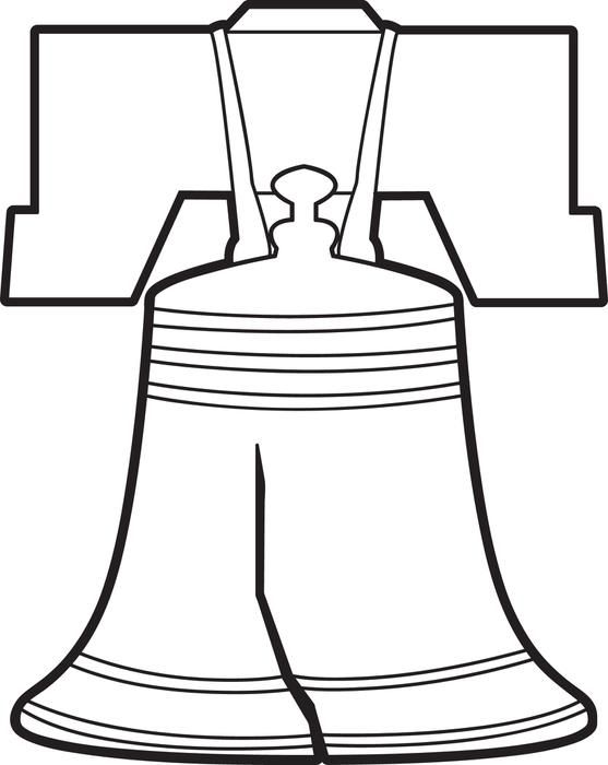 557x700 Liberty Bell Coloring Page Liberty Bells, Liberty And Social Studies