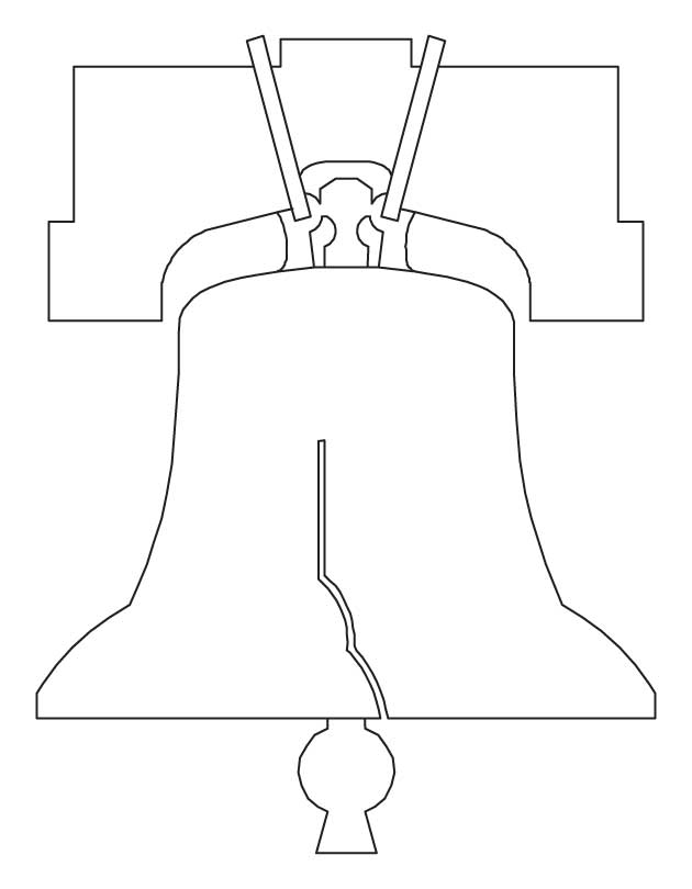630x810 Liberty Bell Coloring Page Printable Many Interesting Cliparts