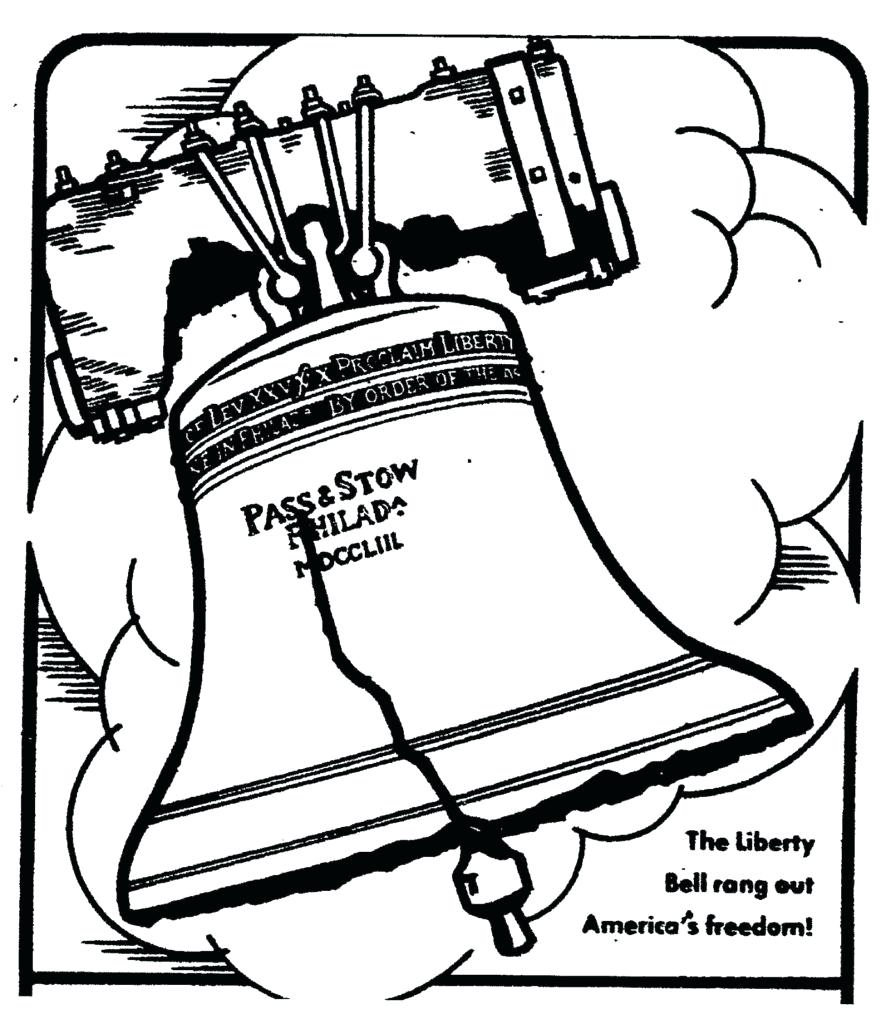 891x1024 Spotlight Liberty Bell Coloring Page 177 12982