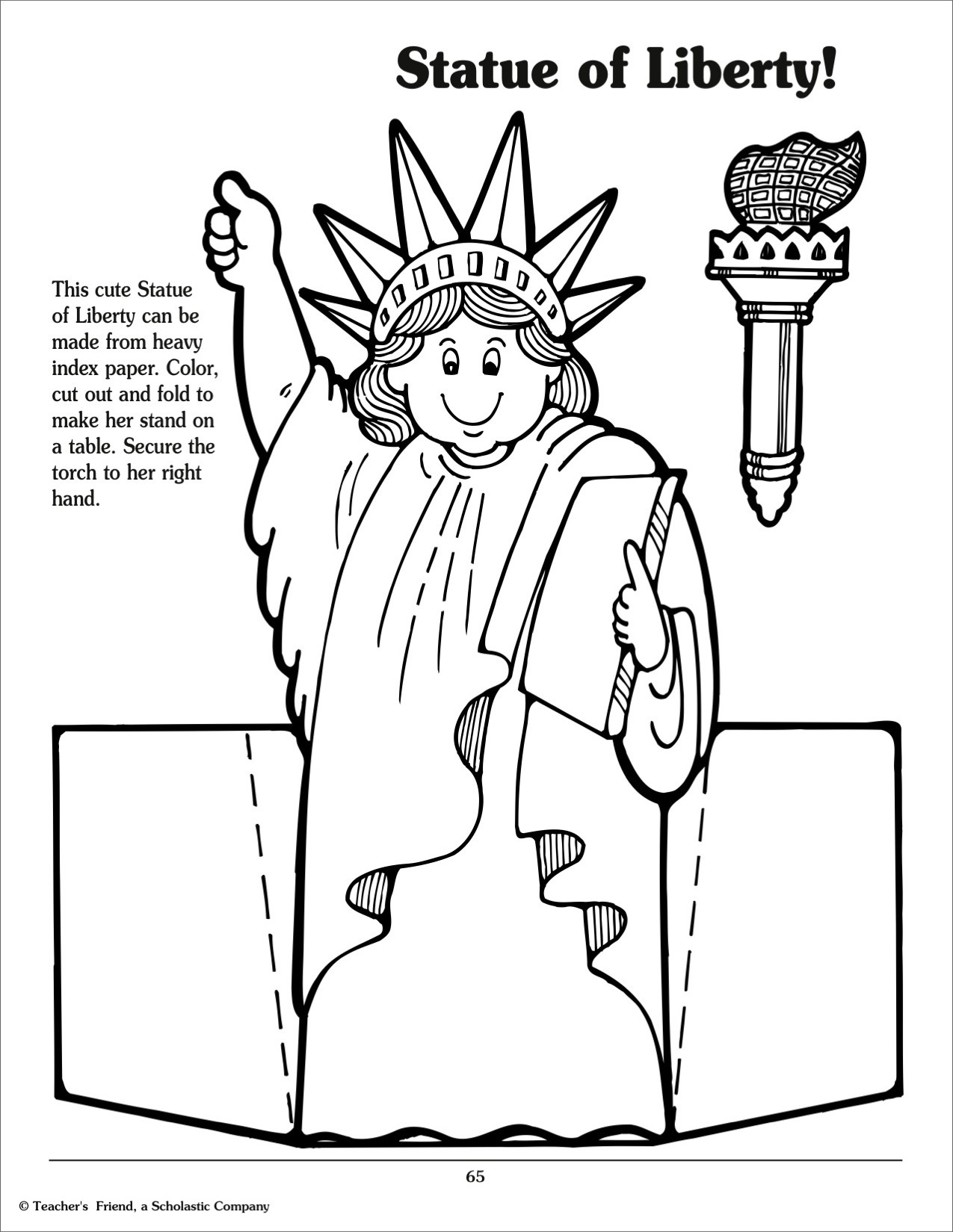 1275x1649 Attractive Statue Of Liberty Torch Coloring Pa