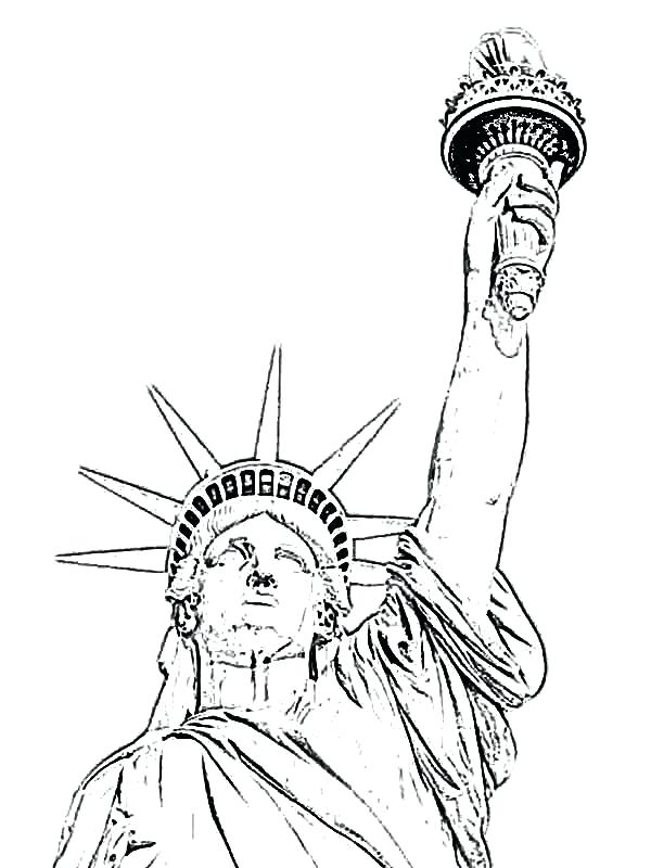 600x800 Grover Coloring Page In Statue Of Liberty Coloring Page Grover