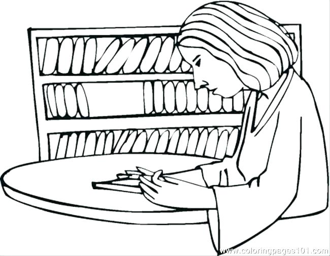 650x506 Library Coloring Page Library Coloring Pages Free Printable
