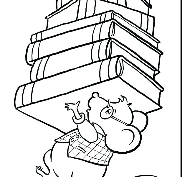 618x600 Library Coloring Pages Printables Library Book Colouring Pages