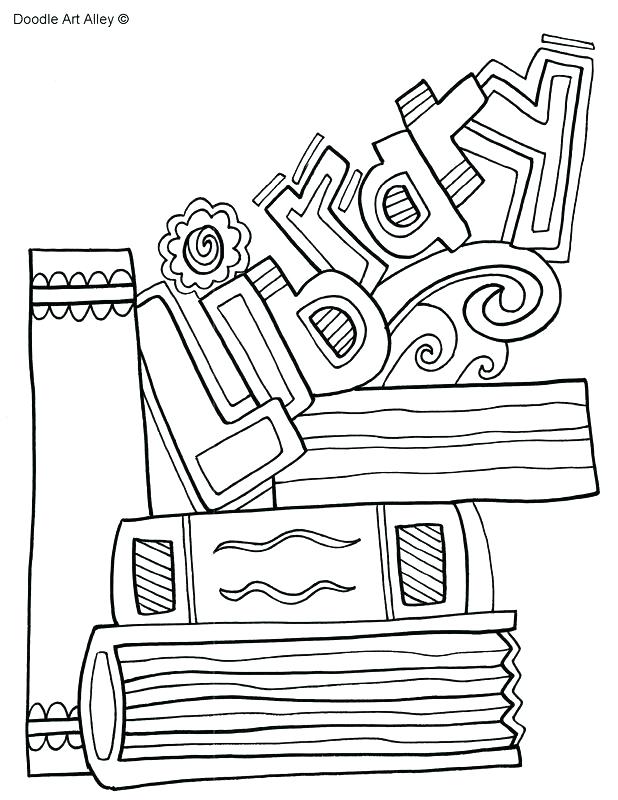 618x800 Library Coloring Pages Printables Library Coloring Page Library