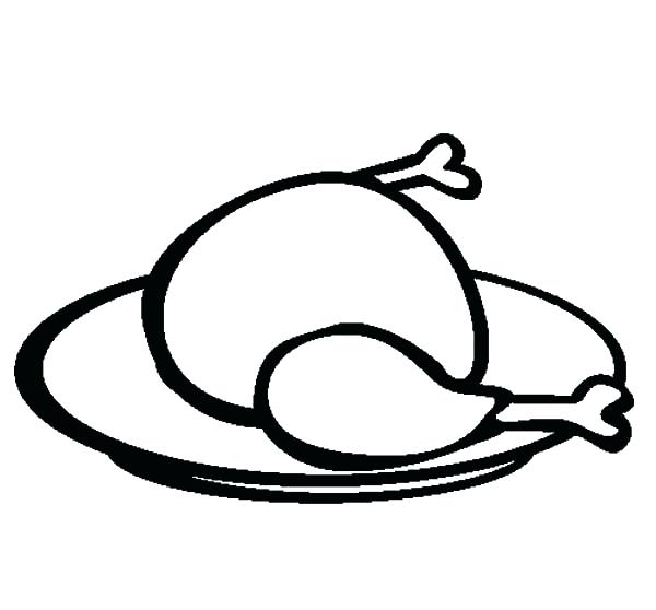 600x558 Plate Coloring Page Plate Coloring Page Fruit Plate Coloring Page