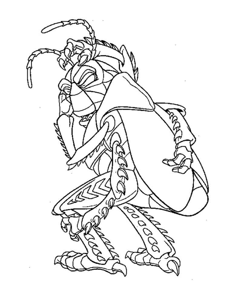 750x1000 A Bug's Life Coloring Pages. Download And Print A Bug's Life