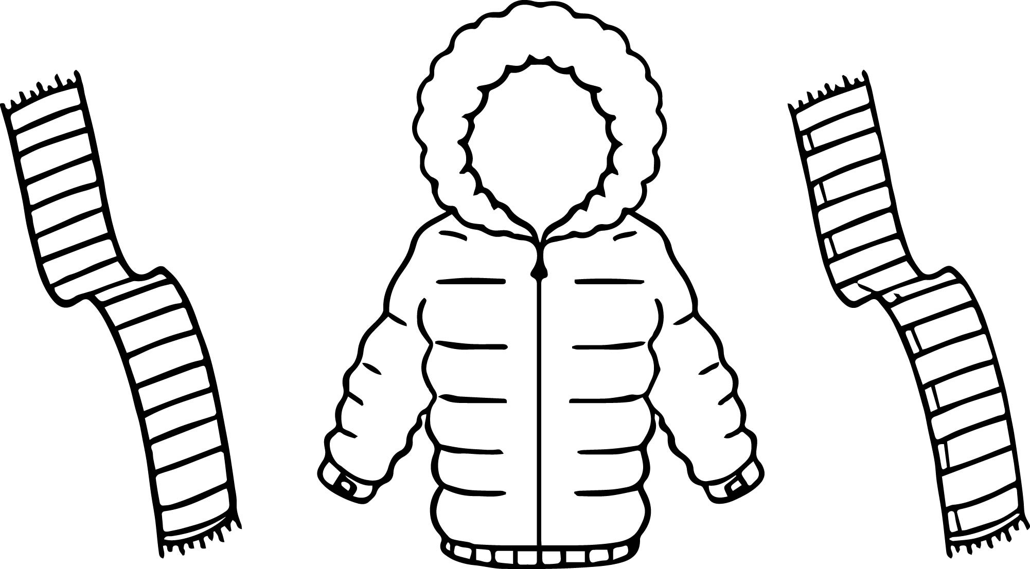2002x1107 New Coloring Pages Of Winter Scarf