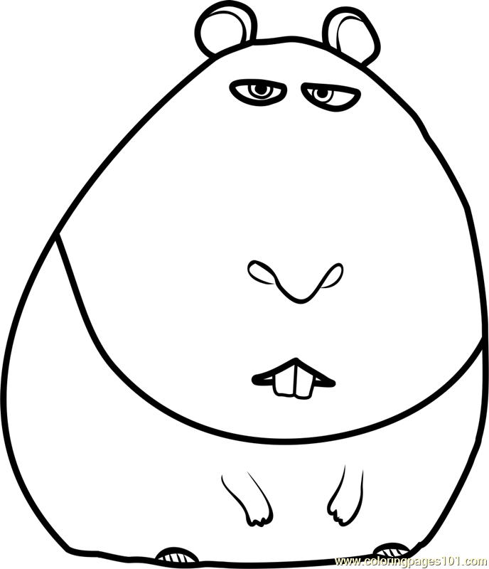 688x800 Norman Coloring Page