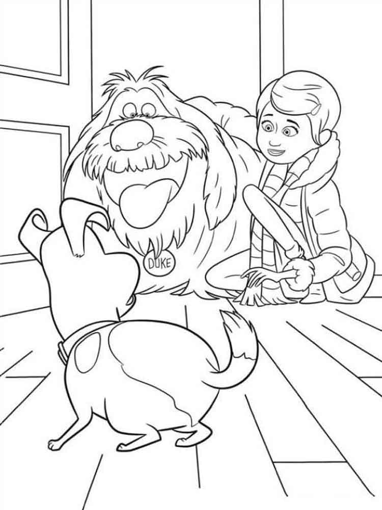 750x1000 The Secret Life Of Pets Coloring Pages. Free Printable The Secret
