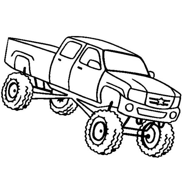 600x600 Homey Ideas Coloring Pages Draw A Monster Truck