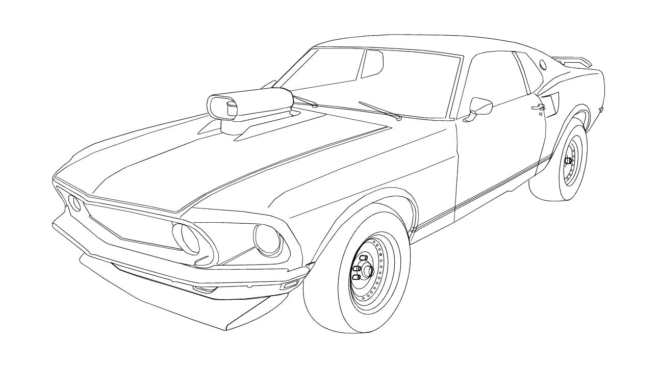 1296x720 Coloring Page ~ Ford Coloring Pages Free Of Logo Mustang Lifted