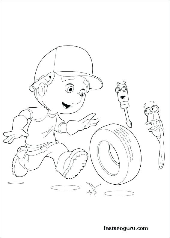 567x794 Handy Manny Coloring Pages Handy Coloring Pages Free Handy Manny