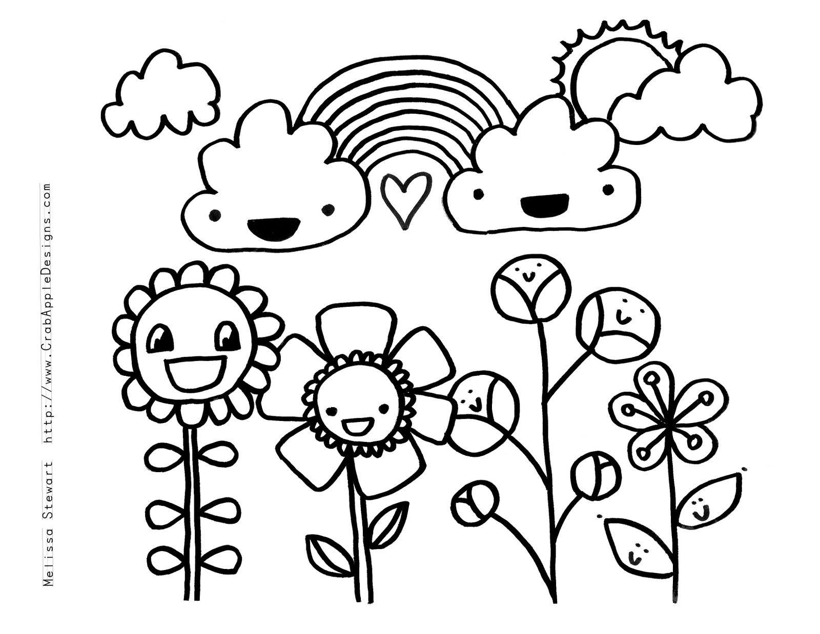 1600x1238 Astonishing Best Coloring For Kids Ideas Pics Of Rainbow Flower