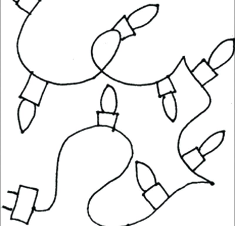 Light Bulb Coloring Page