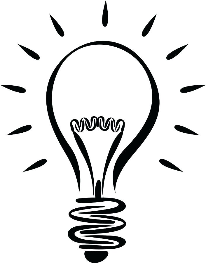 706x900 Light Bulb Coloring Page Also Color Light Bulbs Free Light Bulb