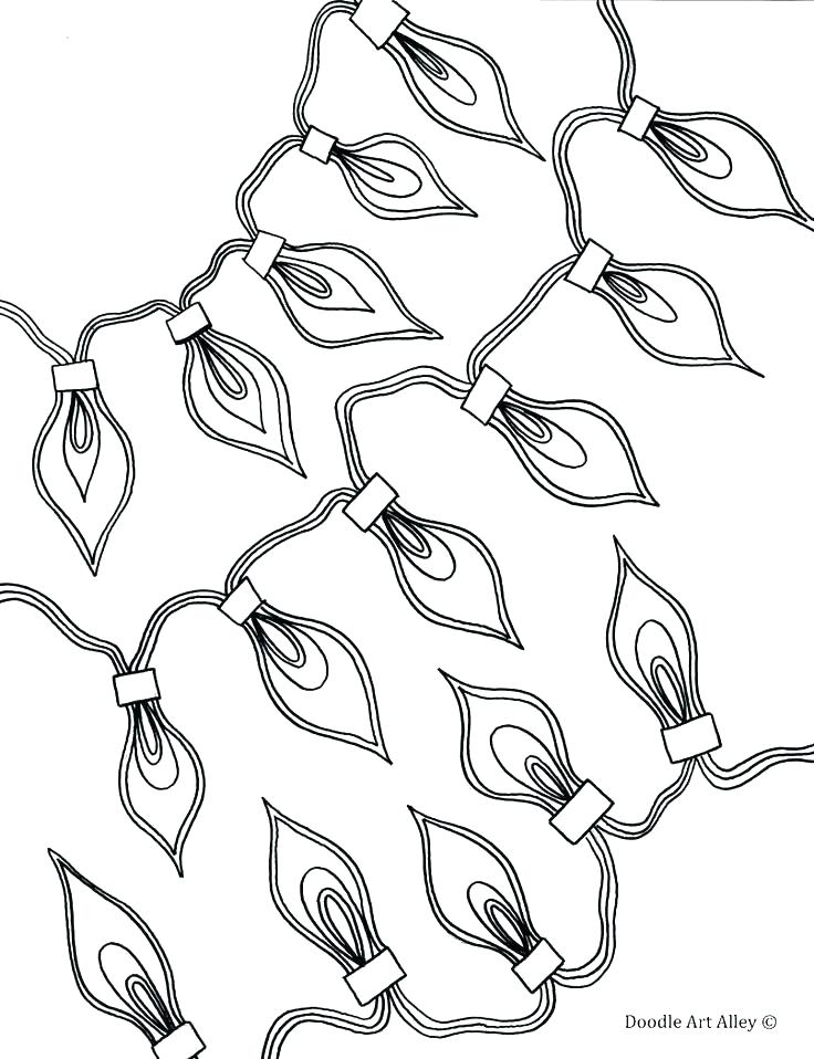 736x958 Christmas Bulb Coloring Page Ornament Line Drawing Coloring Pages