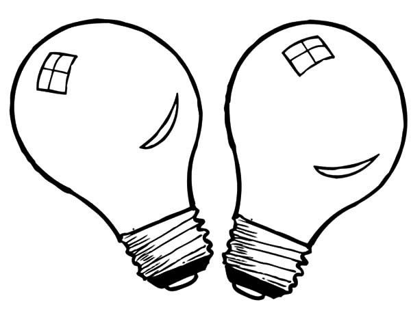 600x455 Light Coloring Pages Light Bulb Coloring Sheet Fluorescent Pages