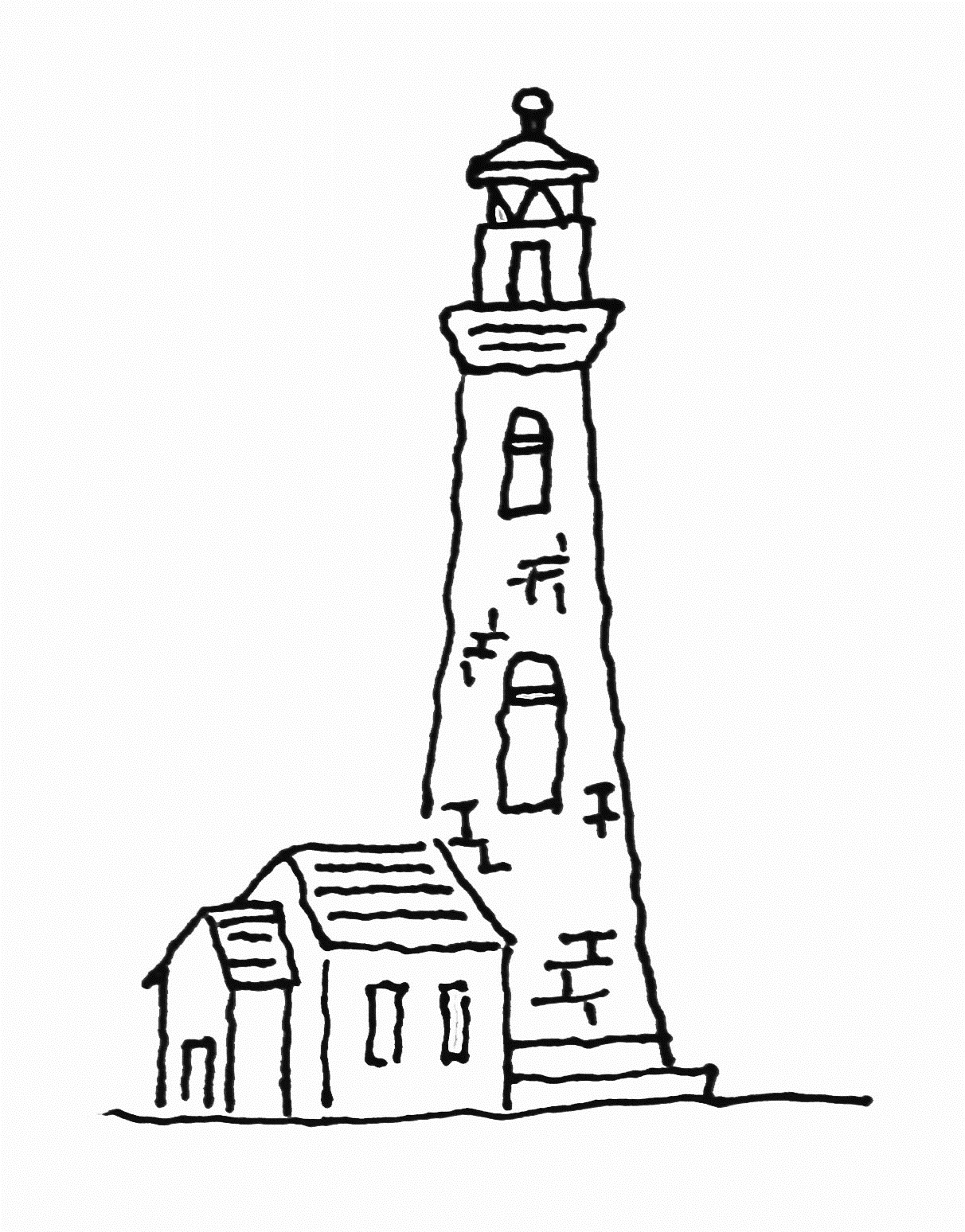 1212x1548 Free Printable Lighthouse Coloring Pages For Kids