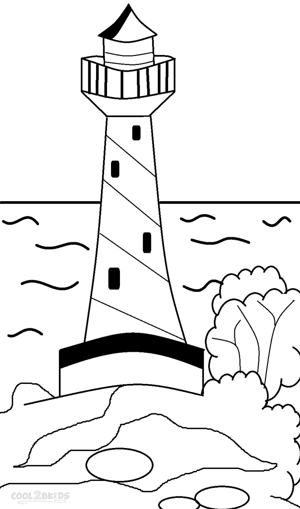 600x1017 Printable Lighthouse Coloring Pages For Kids Cool2bkids