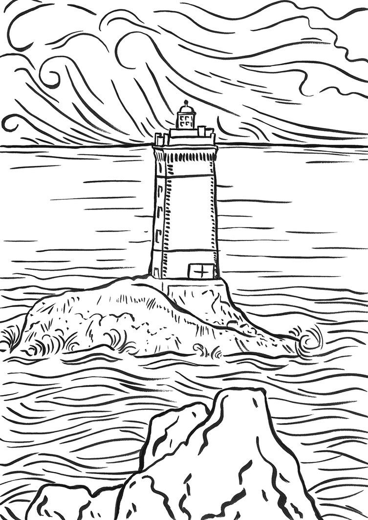 753x1062 Free Printable Lighthouse Coloring Pages For Kids Lighthouse
