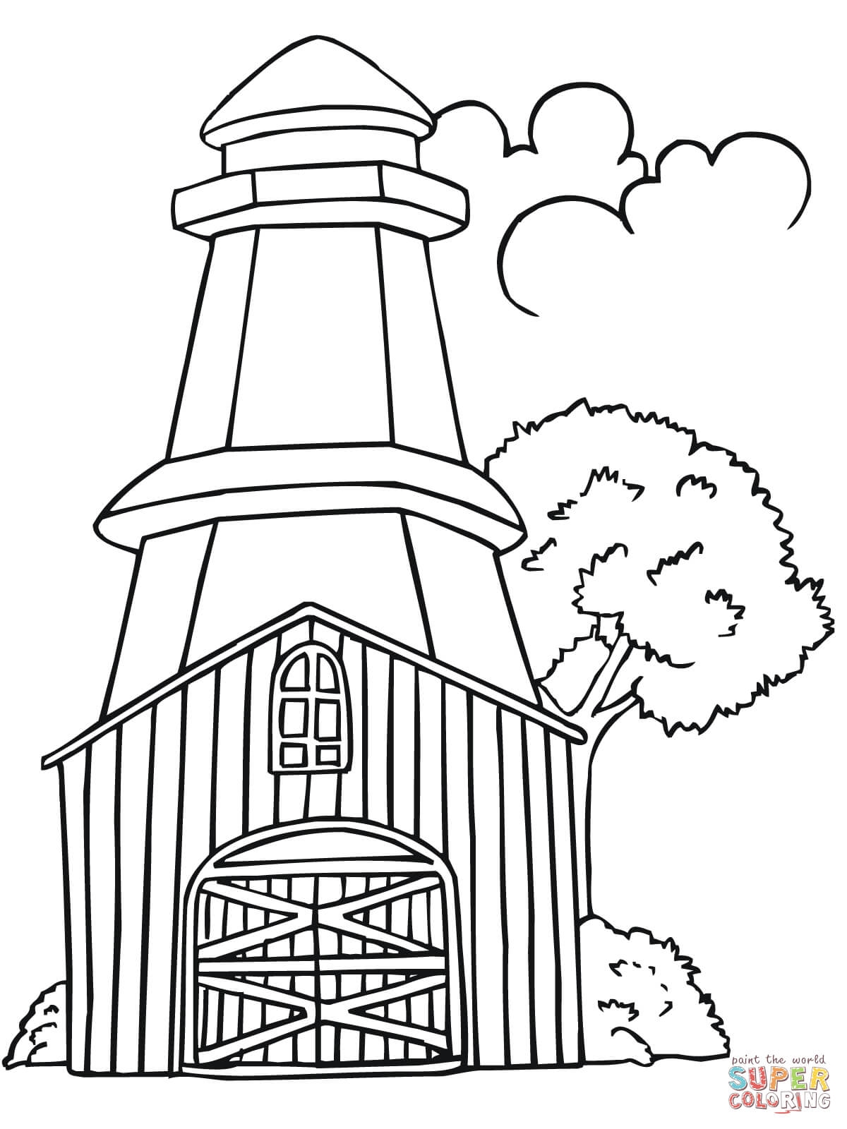 1200x1600 Printable Lighthouse Coloring Pages Collection
