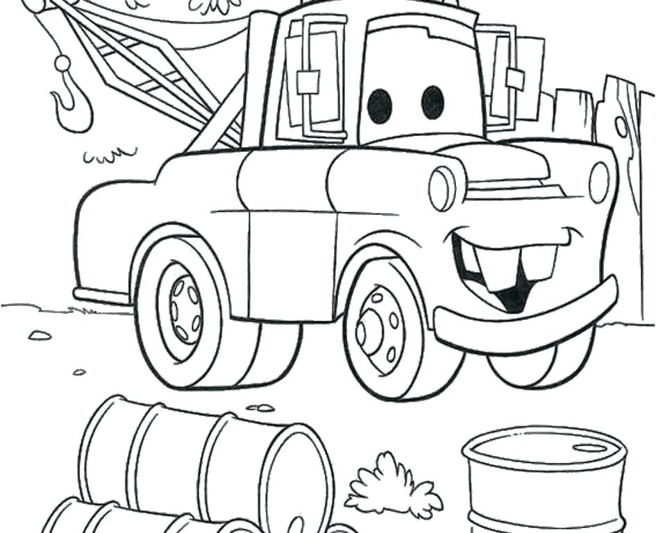 945x768 Lightning Mcqueen Coloring Pages Side View Printable Coloring