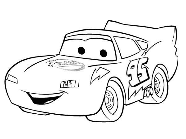 600x450 Awesome Lighting Mcqueen In Disney Cars Coloring Page