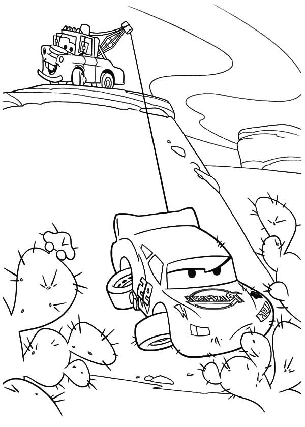 Lightning Mcqueen And Mater Coloring Pages