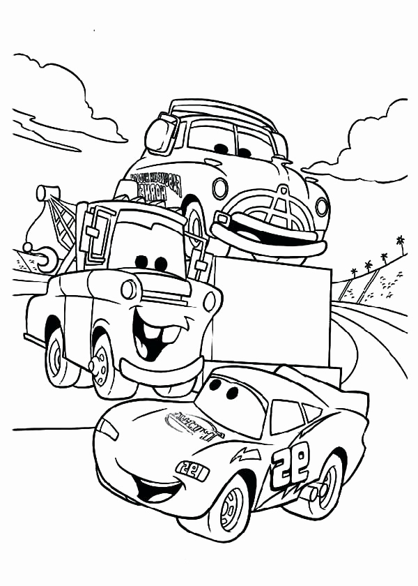 600x840 Lightning Mcqueen Coloring Pages Side View Sheets Free Cars 2