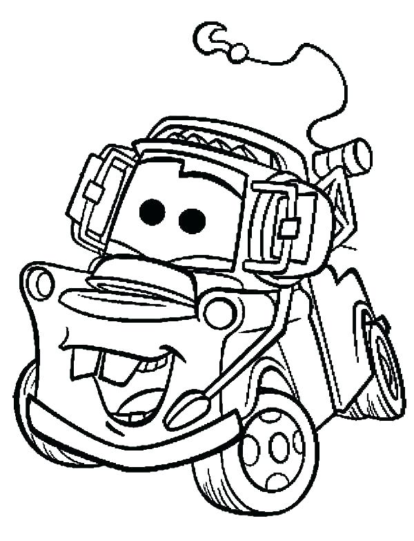 600x783 Mater Coloring Pages Mater Coloring Pages Printable Coloring Image