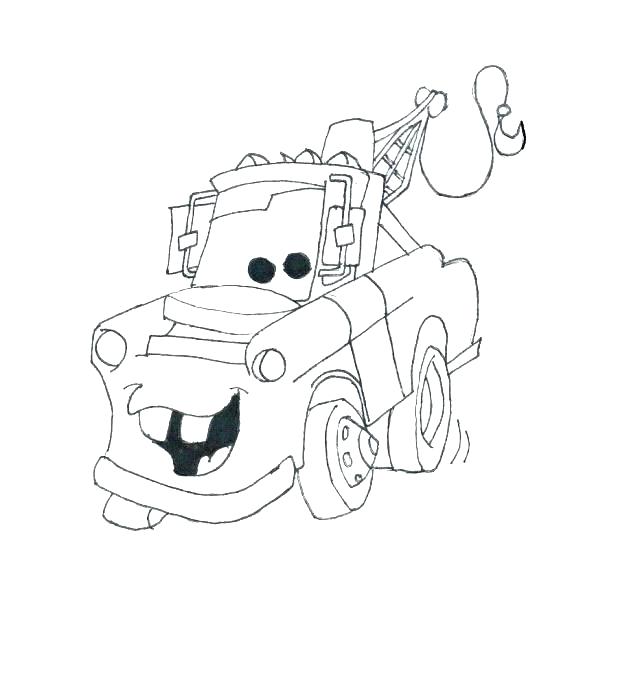618x686 Mater And Lightning Mcqueen Coloring Pages Maycrutex