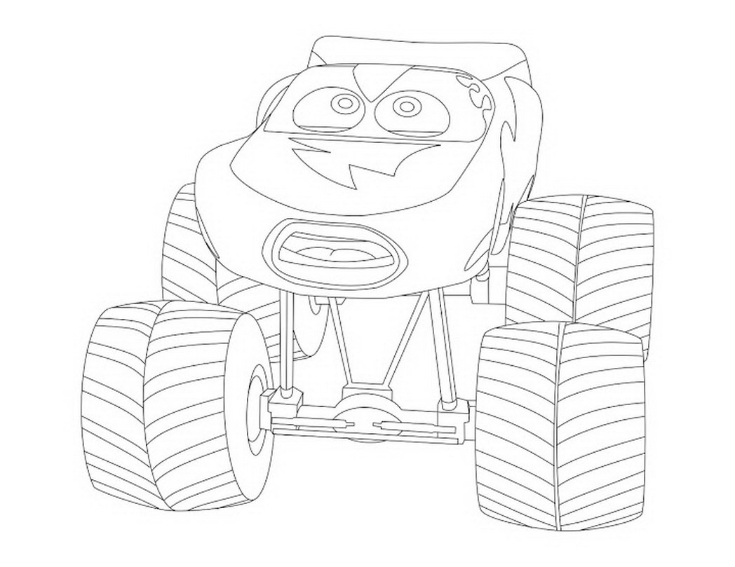 Lightning Mcqueen Coloring Page Free