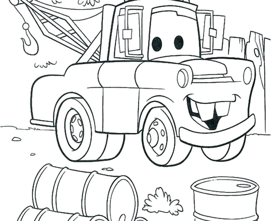 945x768 Lightning Mcqueen Coloring Page Mater Coloring Pages Stock