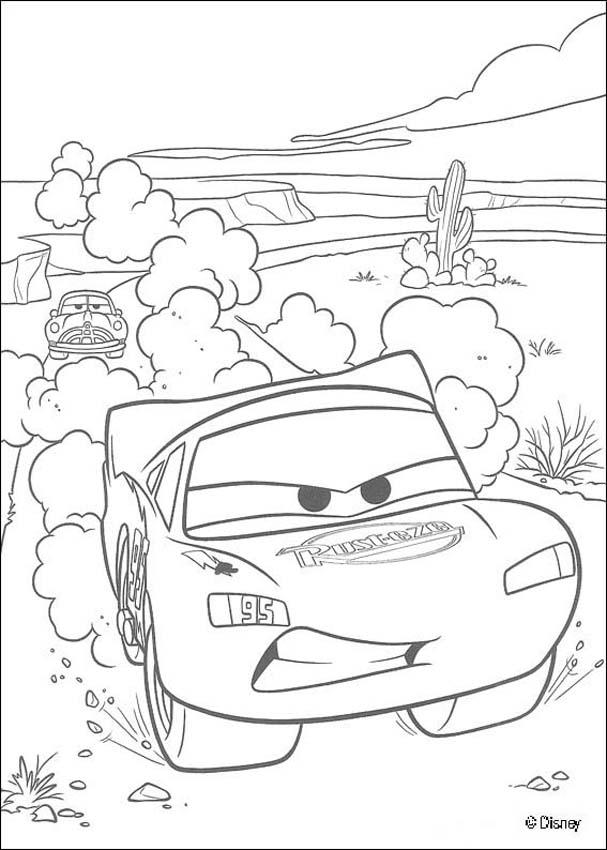 607x850 Cars Coloring Pages
