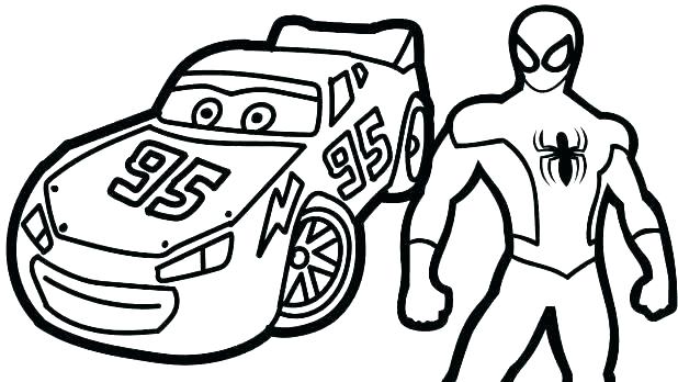618x348 Lightning Mcqueen Coloring Pages Cars 2 Lighting Printable As Well
