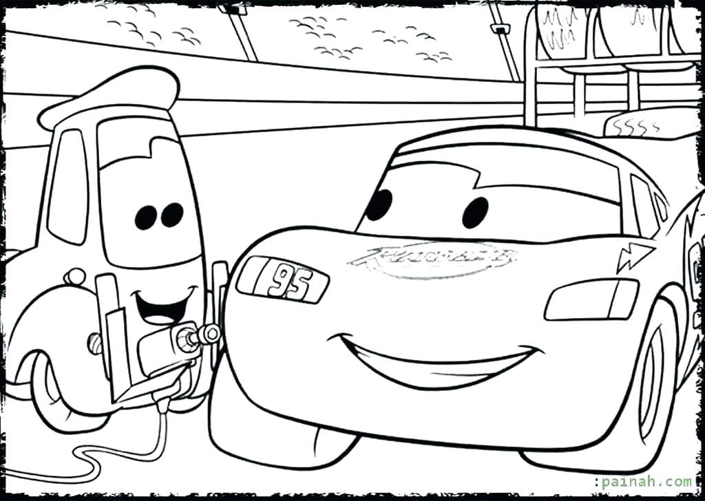 1024x728 Mcqueen Coloring Pages To Print Lightning Coloring Pages Cars 3