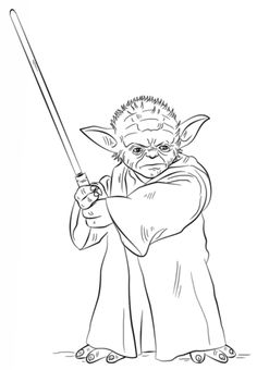 236x340 Yoda Coloring Page Party Ideas Star, Bulletin